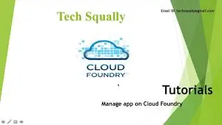 cloud foundry commands