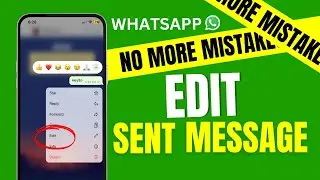 Whatsapp New Edit Message Feature - 2023!! WhatsApp Update