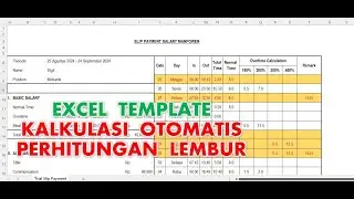 Excel Template untuk Perhitungan Lembur dan Paysheet