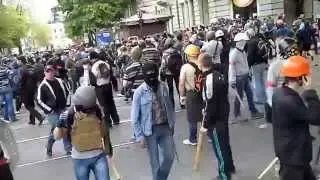 Противостояние в Одессе 02.05.2014 от начала в Гор саде до дома профсоюзов