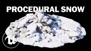 Procedural Snow Generator Tool in Unreal Engine 5