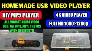 Homemade Mp5 Player / Diy audio video player with Bluetooth / Full HD 1080p