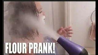 FLOUR PRANK ON GIRLFRIEND!!!!