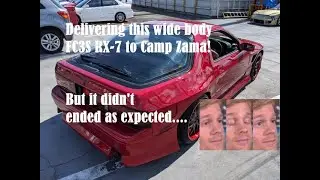 Pearl Red FC3S RX-7 delivery to Camp Zama!
