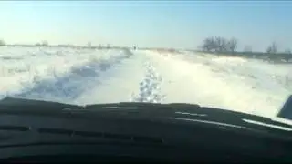 Снежные покатушки Шеви Нива 06.02.12.