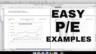 How To Invest pt. 1: Learn Easy Examples With P/E Ratio