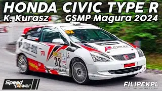 🔥HONDA CIVIC TYPE R HILLCLIMB! K. Kurasz (GSMP Magura Małastowska 2024) | Action by Speed & Power