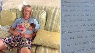 I nipoti leggono la lettera e scoppiano in lacrime