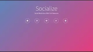 Adding Social Media Icons | HTML & CSS  2019