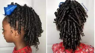 Curly Fro Hawk REVamp | Kids Natural Hairstyle | IAMAWOG