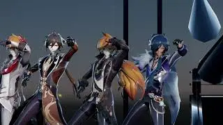 Who is the best dancer? ( Mmd Genshin Husbands)