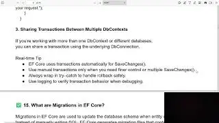 EF Core Interview Q&A Live
