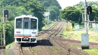 関鉄キハ２１００系爆煙発車！！