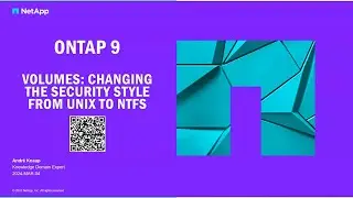 How to change security style of volume from Unix to NTFS in ONTAP 9