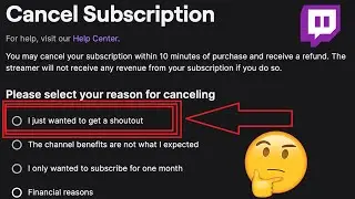 Twitch Sub Refund for Shoutouts FULL DISCUSSION