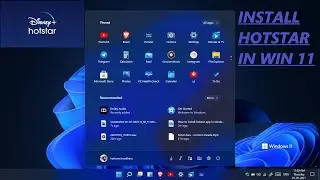 How to install hotstar app in window 11onlyin1min # note: you can use like app but it browser trick)