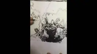 Inking Absolute Carnage Issue 1 Cover