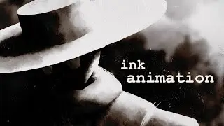 Hand painted ink animation