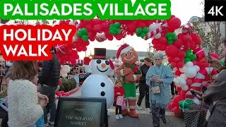 🎄 Palisades Village Holiday Stroll - Part 1🎄Pacific Palisades, CA
