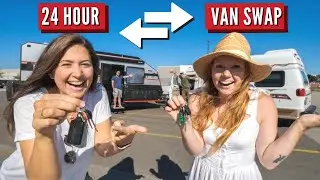 We Swapped Our Vans for 24 hours (Campervan VS Trailer)