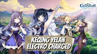 How to Play Keqing Yelan Electro Charged Team EASILY #shorts