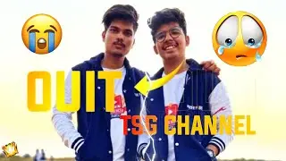 TSG JASH QUIT TSG CHANNEL 🥺🥺🥺 || Garena Free Fire || 😰😰😰