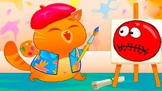 Суровый КОТИК БУБУ #16  Бубу художник  Мультик ИГРА про котят 