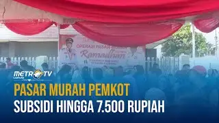 Pasar Murah Pemkot Subsidi Hingga 7.500 Rupiah