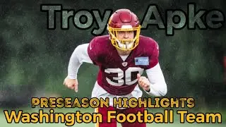 Troy Apke | 2021 Preseason Highlights | Washington Football Team
