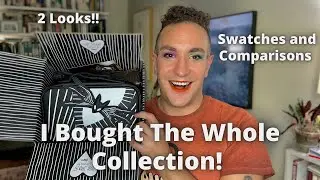 Melt Cosmetics Holiday 2023 - Nightmare Before Christmas! | Swatches, Comparisons and Two Looks