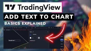 Add Text To Your Chart In Tradingview Tutorial