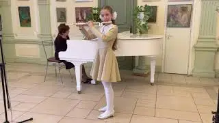 Г.Форе, Фантазия для флейты и фортепиано/G.Faure, Fantasie for flute and piano, Юна Гурьянова,10 лет