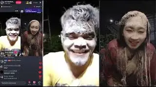 Tatto medan VS Tria amandha Live Pk Paling Seru & Kocak Guling - guling di lumpur