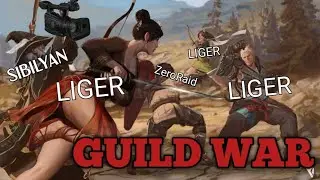 LIGER vs ZeroRaid: Guild war | Black Desert Mobile - I am retiring PVP and will be a Cameraman now..