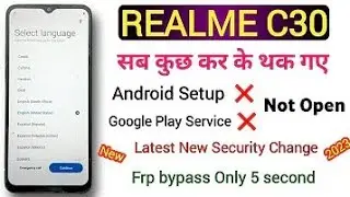 Realme c30 frp bypass without pc/new trick 2023/gsm devil/Google account bypass/rmx3581 frp bypass