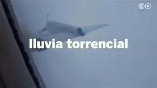INCREÍBLE COMO SE VIO EL HURACÁN HARVEY EN UN AVION