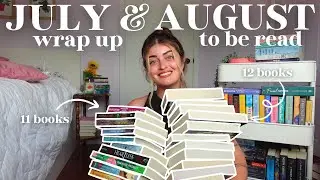 july wrap up + august tbr!🌷✨📖