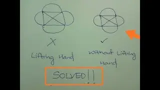 Impossible Puzzle Solved! Without Lifting Hand