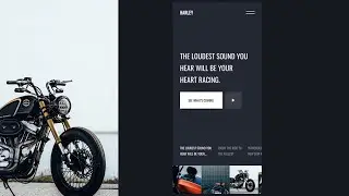 Harley UI HTML / SCSS / GSAP Animation Tutorial  - Part 2