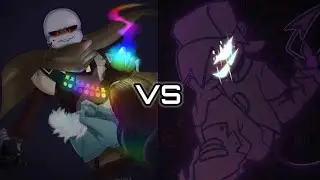 Evil Boyfriend vs Ink Sans FNF x Underverse Power Levels