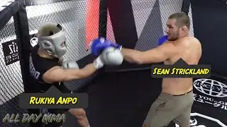 Sean Strickland Sparring Former K-1 Champ Rukiya Anpo