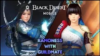Black Desert Mobile | Ramoness with Guildmate |