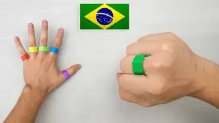 ANEL DE PAPEL que parece de verdade! (Sem Cola ou Tesoura)