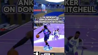 Ja Morant ANKLE BREAKER on Donovan Mitchell 🕷️🤯 #2k25 #jamorant  #anklebreakers #crossover