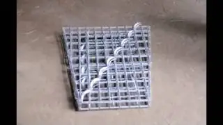 Клумба из габионов, своими руками