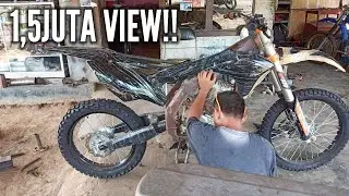 PROSES AWAL PEMBUATAN FRAME BODI KAWASAKI KXF YRP88