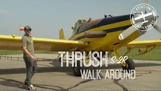 Thrush S-2R Spray Plane Walk Around