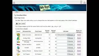 Edit Icons  change the icons that appear on the main page of the cPanel interface