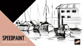 Speedpaint with Brushes for Procreate (free app)