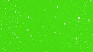 Green screen medium snow